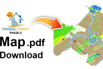 Faisal Town Phase 2 Map