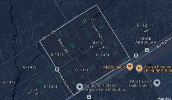 Plot for sale in G-13 Islamabad