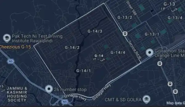 Plot for sale in G-14 Islamabad
